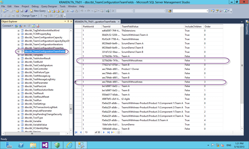 Naked ALM: Set ‘IncludeChildren’ to true to enable recursion