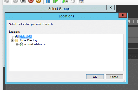 Error adding Active Directory Group to Release Management Client in Visual Studio 2013