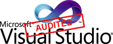Visual Studio 2010 ALM with the word Audit stamped accross it