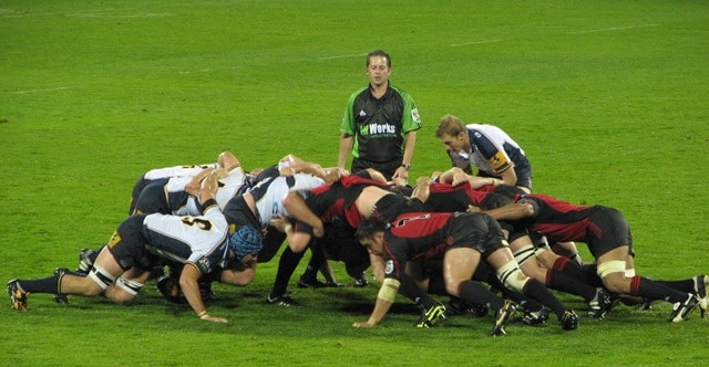 The battle for possession of the ball