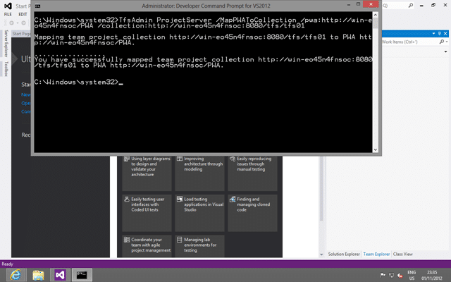 The mapping of Collection to Project Server 2013 Instance now works