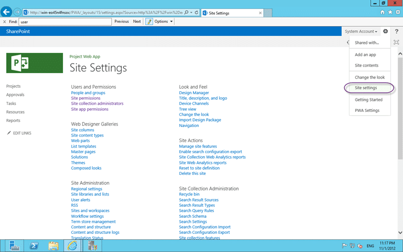 There is always Site Setting in SharePoint 2013