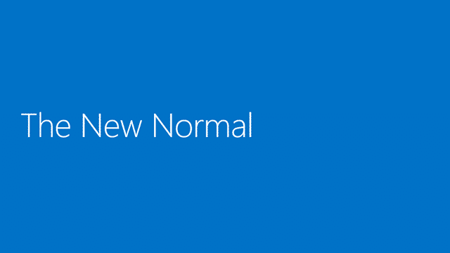 The New Normal