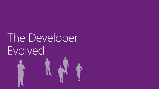 The developer evolved into this new normal