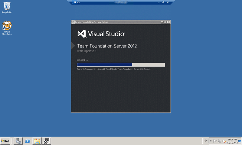 Installing Team Foundation Server 2012 Update 1