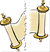 Ripped scroll