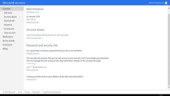 Using multiple email alias with your existing Microsoft ID